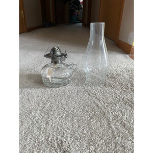 Vintage Lamplight Farms Clear Glass Oil Lantern One Size